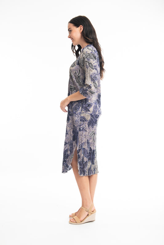Marilla Maxi Dress - Purple/Grey Print
