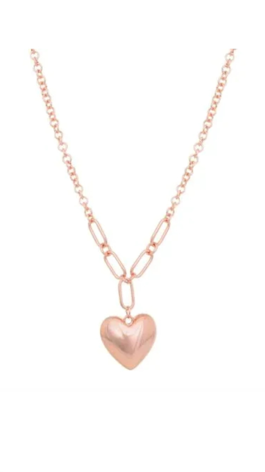 Heart Long Chain Necklace