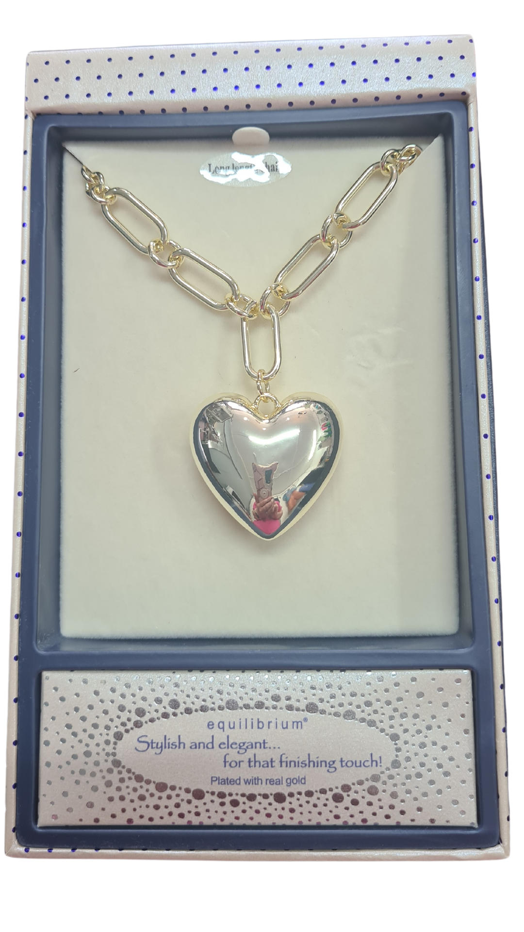 Heart Long Chain Necklace