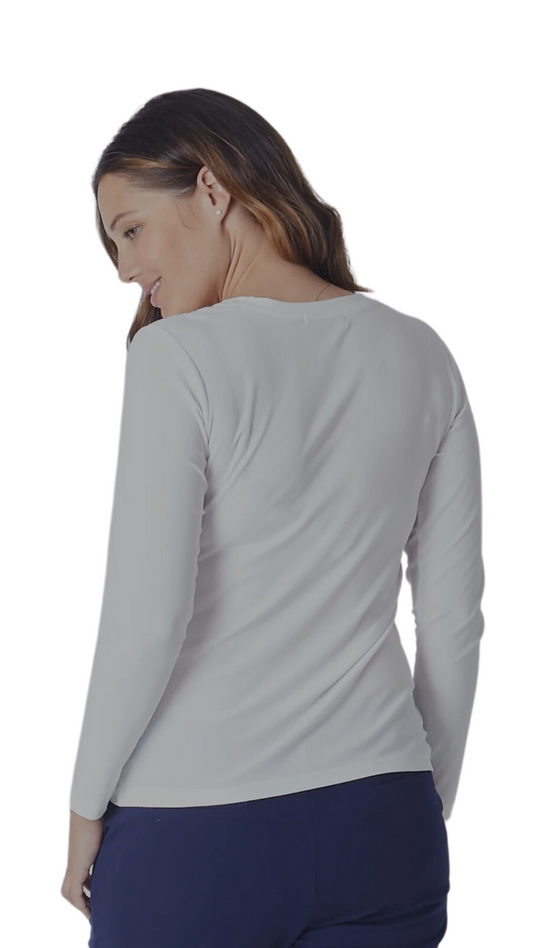 Essential Long Sleeve Top - Ivory