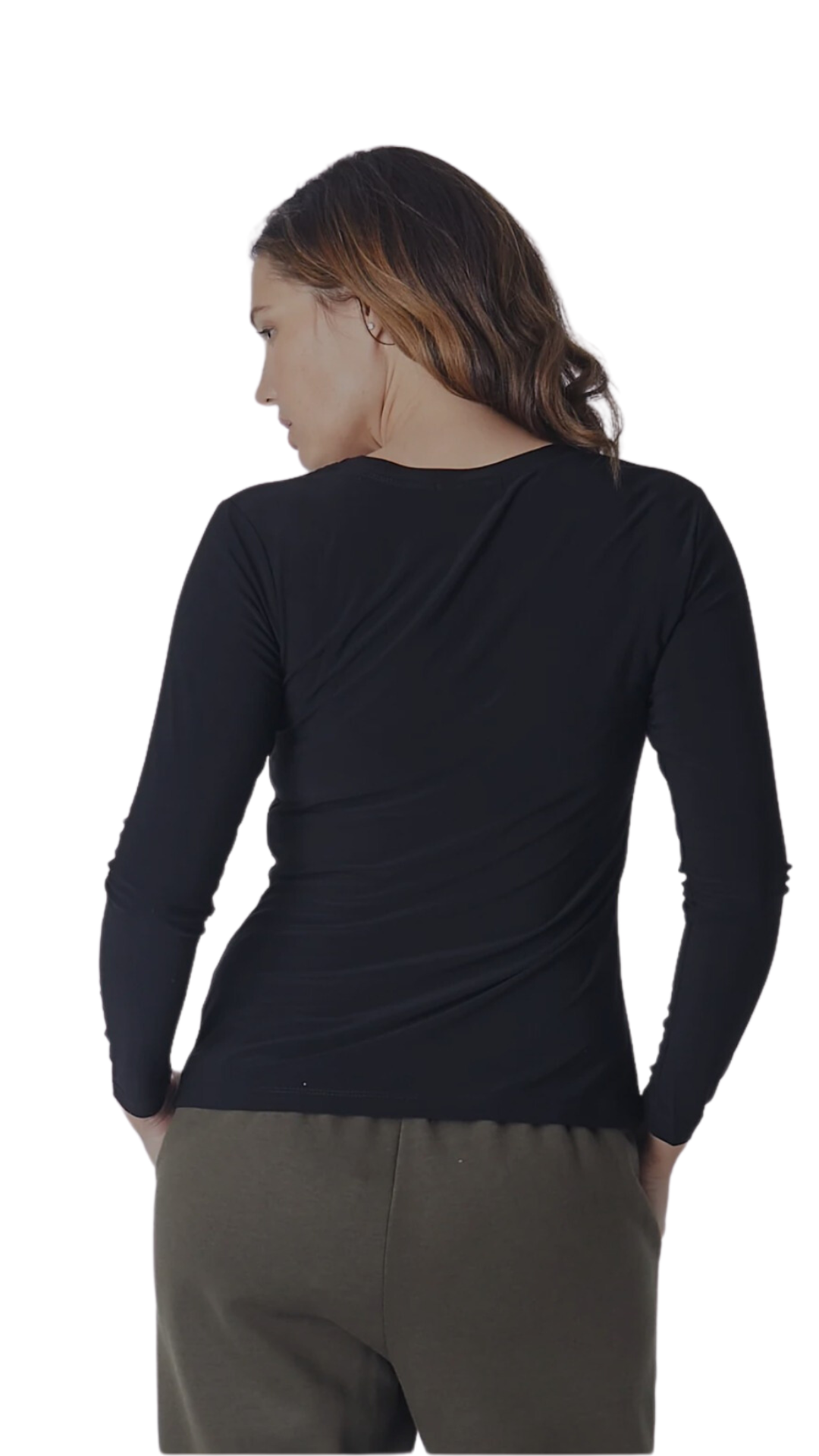 Essential Long Sleeve Top - Black