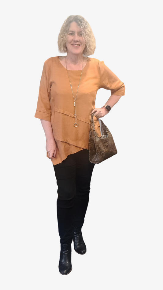 Bella Tunic - Rust