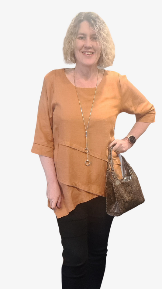 Bella Tunic - Rust