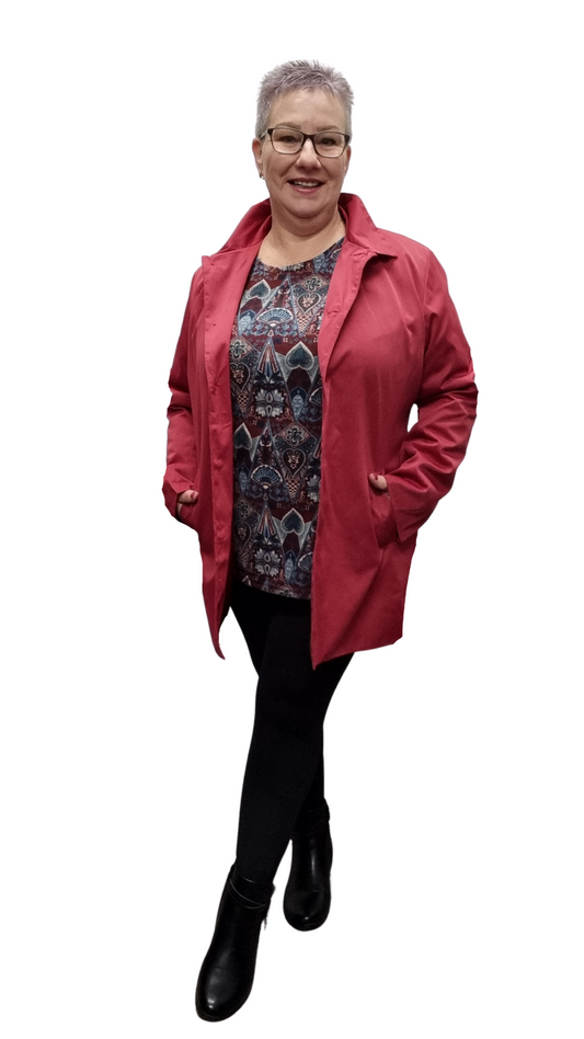 Lou Lou Short Coat - Red