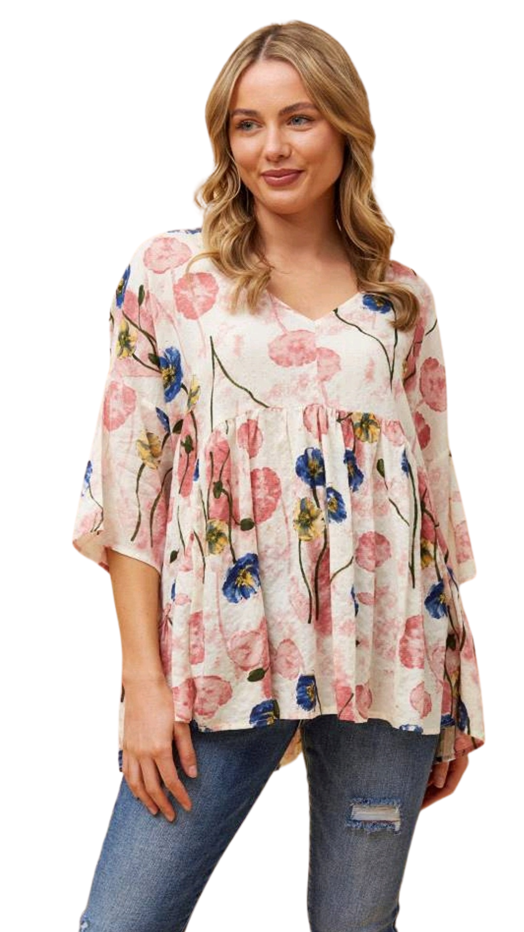 Brie summer floral Top