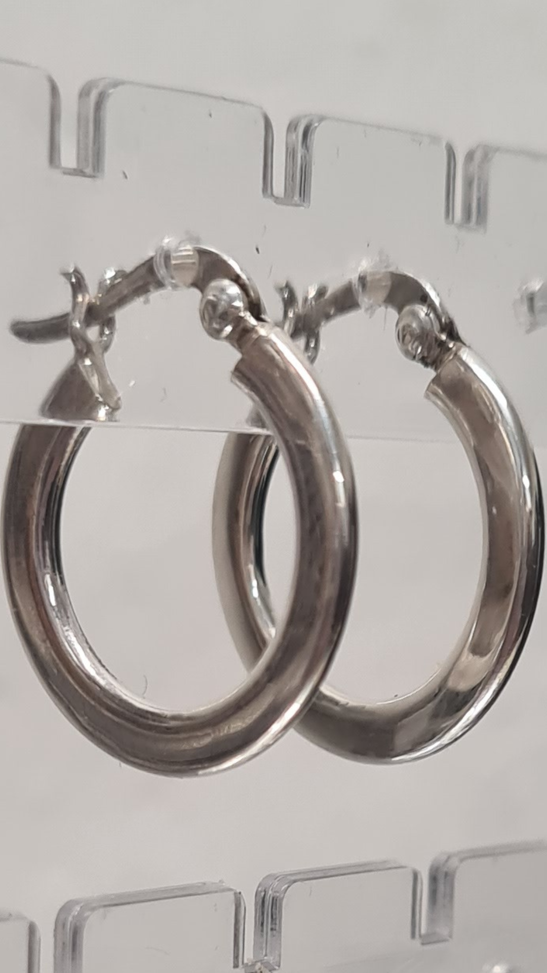 Sterling silver Small  Hoop Earrings 4676