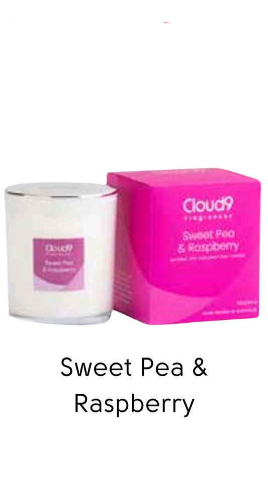 Sweet Pea & Raspberry Soy Candle