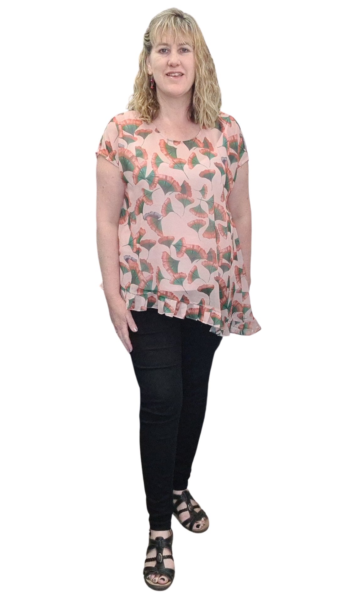 Holly Top - Coral