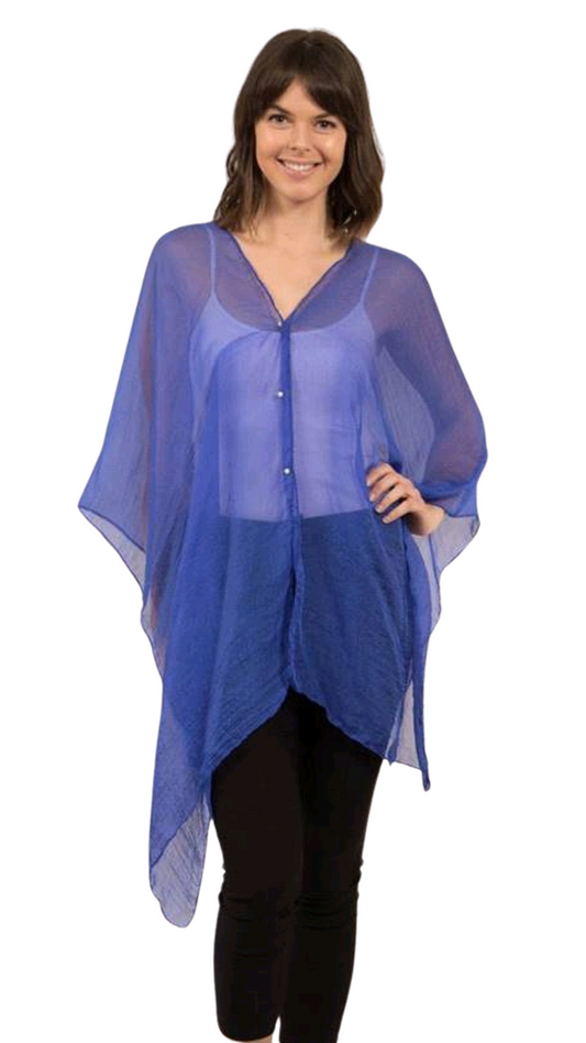 Summer Kaftan - Cobalt