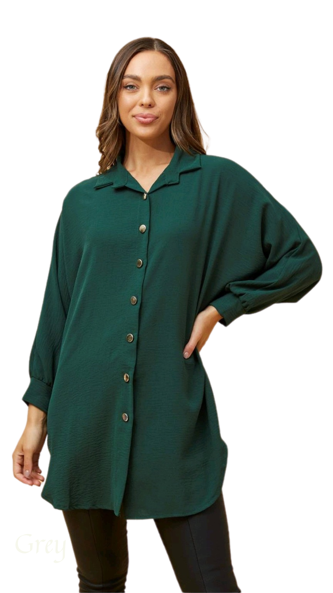 Helena Shirt- Emerald