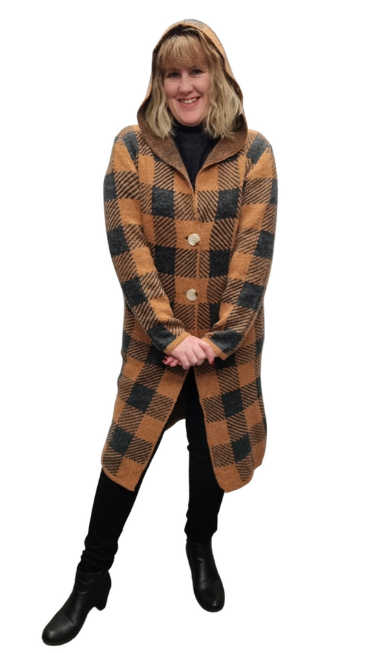 London Cardigan - Tan