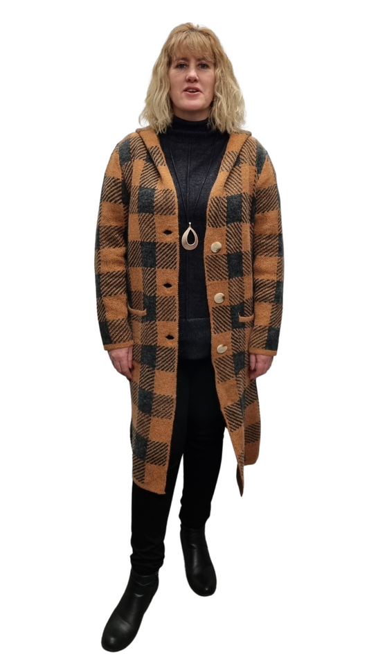 London Cardigan - Tan