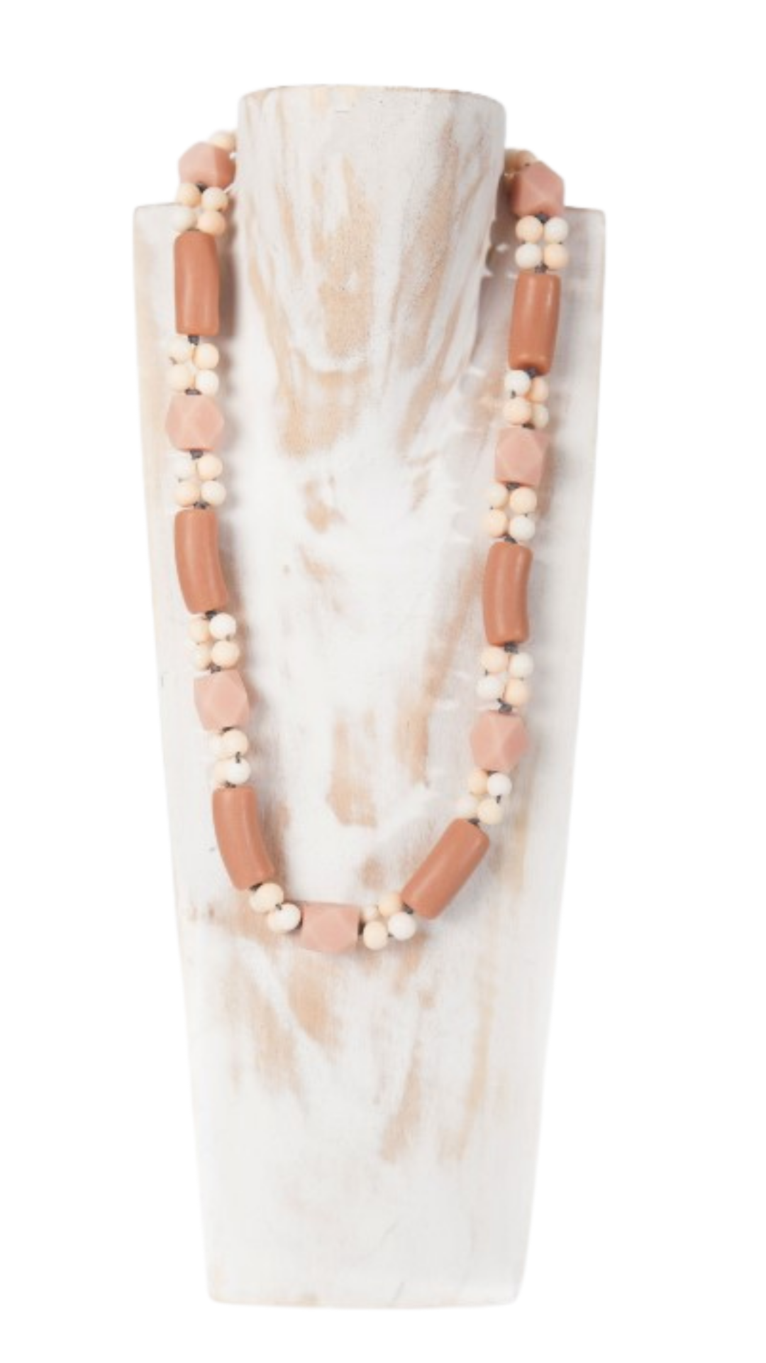 Necklace - Pink/Mocha/Natural  | Dekara Jane Boutique, Scottsdale TAS | Womens Clothing & Accessories